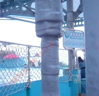 海洋公园钢构吊锁基础采精蜡防蚀(2)