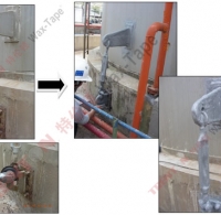 化工厂原料储罐环板、底阀、法兰及管件采精蜡防蚀(2)