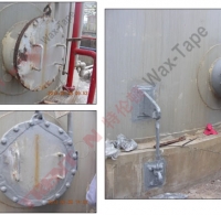 化工厂原料储罐环板、底阀、法兰及管件采精蜡防蚀(4)