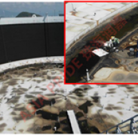 石化厂大型油罐的浮顶盖堵漏(1)