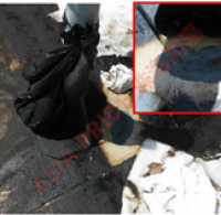 石化厂大型油罐的浮顶盖堵漏(2)